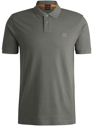BOSS Hommes Passenger Polo Slim en Coton Stretch à Patch logoté
