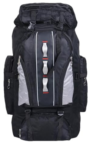 Duroecsain Wasserdichter Trekkingrucksack, Mountainbike-Rucksack | Reiserucksack für Wandern Tagesrucksack | Reiserucksack mit mehreren Taschen für den Außenbereich 100 Liter wasserdichter Rucksack