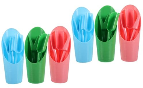 BESPORTBLE 2 Sätze Gartengeräte Kugeln Werkzeug Scoop Sukkulenten-pflanzschaufeln Eimer Schaufeln Topfschaufeln Für Den Garten Erdschaufeln Pflanzlöffel Pflanzerde Schaufel Plastik