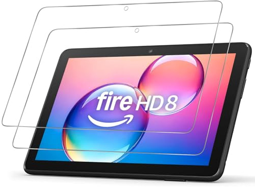 GOZOPO Screen Protector for 8 inch Kids/kids pro Tablet 2024/2022/2020 | [2 Pack] 9H Hardness, Ultra Clear, Anti-Scratches, Easy to Install, Bubble free
