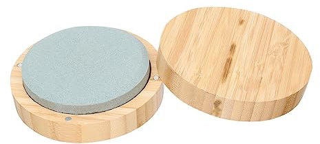 jojofuny Pietra Per Affilare Professionale Con Base Affilatrice Per e Attrezzi Da Giardinaggio Compatta e Facile Da Usare Per Di Strumenti