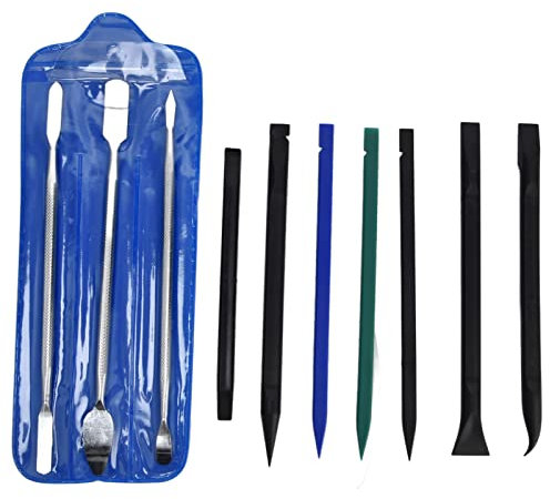 Spudger Pry Tool Kit für die Reparatur von Mobiltelefonen, 10 Propcs Elektronik Entfernungsleiste für Laptop und Computer, Tragbare Pry Tools