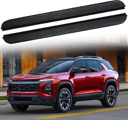 Lot de 2 marchepieds pour Chevy Equinox 2025 2026 avec supports de matériel d'installation, texture unique et dispositifs antidérapants