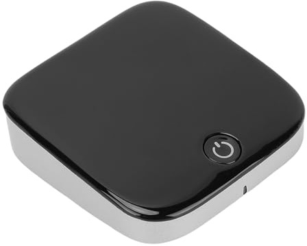 Generic Adattatore Bluetooth per Aereo, Ricevitore Trasmettitore Bluetooth 5.0 2 in 1, Ingresso OTTICO AUX da 3,5 Mm Supporta 2 Cuffie per Palestra di Volo TV