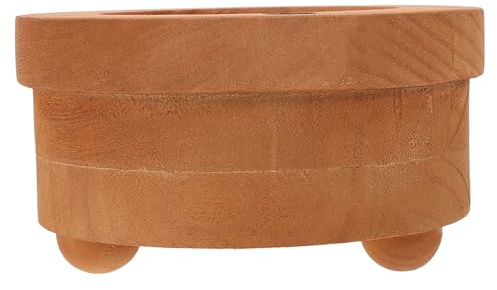 Healeved Portavasos De Madera Tazas Suministros De Café Suministros De Cafetería Portavasos De Baño Organizador De La Estación De Café Light Brown