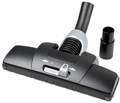 Menalux CB 104B CombiClean, Kombi-Düse, mit 32-35 mm Adapter, u.a.für AEG, Rowenta, Miele, Siemens, Bosch, Progress, Dirtdevil, Schwarz/Grau