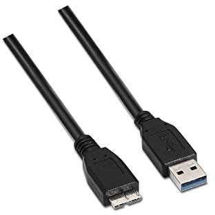 câble Micro USB 3.0 Valar A vers Micro B pour disques durs externes WD My Passport et WD Elements Série compatible avec Ordinateur