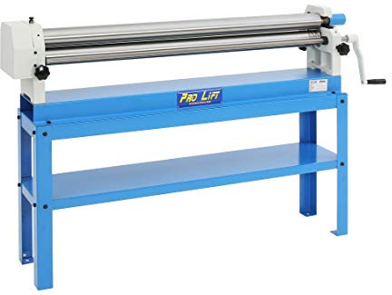 Pro-Lift-Werkzeuge Biegemaschine 3-Walzen mit Unterstelltisch Rundbiegemaschine 1300mm Universal-Biegemaschine Schraubstock Blech Handrohrbieger Rohrbiegemaschine Rollen-Bieger manuell