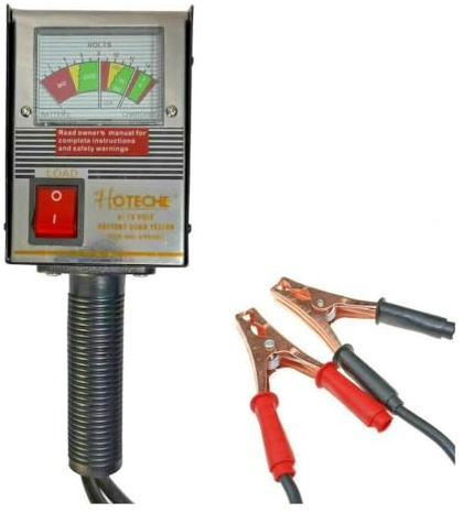 Trade Shop - Tester Batteria Analogico 6-12 Volt per Auto Bus Moto Barca Camion 125a 690403