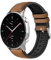 MoKo Armband Kompatibel mit Amazfit Balance/Bip 5/GTR 2/2e/3/3 Pro/4/GTR 47mm/Cheetah Round/Pro/Stratos 2/3, 22mm Hybrid Leder Silikon Ersatzarmband Uhrenarmband für Herren Damen, Braun