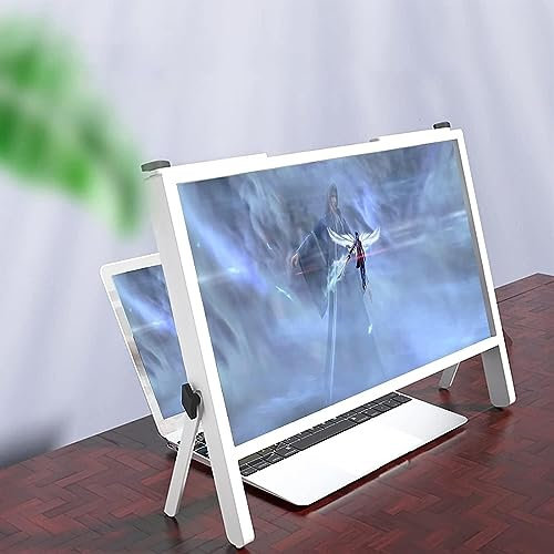 Tablet-PC-Lupe Laptop-Bildschirmlupe, Bildschirmlupe mit einstellbarem Winkel, Anti-Blaulicht, tragbarer Verstärker-Desktop, geeignet zum Ansehen von Leselupen