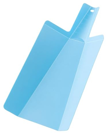 1PCS Plastic Folding Chopping Board, 38x21.5x1cm Non-Slip Foldable Cutting Board for Kitchen, Picnic, Cutting Fruits, Vegetables, Meat (Blue)