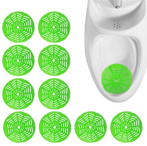 Urinal Screens Deodorizer, Odor Control Mats, Toilet Freshener Screen, Urinal Odor Remover, Odor Control Urinal Screens with Fresh Scent and Stain Remover for Long-Lasting Freshness