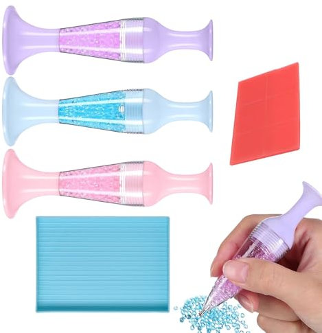 3 Stück Nachfüllbarer Vasenstift Blumentopf Diamant Kunststift Zubehör Diamonds Painting Zubehör Stift Diamant Malstift Diamant Kunstwerkzeuge Und Zubehör Für Die Herstellung Von Nagelkunsthandwerk
