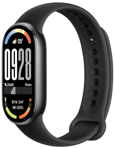 Xiaomi Smart Band 10 svart | smart armband med AMOLED-skärm 1,72 tum HD | Sportsmartwatch med 150 lägen, sömnkontroll och hjärtfrekvens | vattentät och lång batteritid