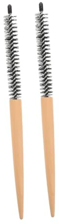 Homoyoyo 2pezzi Spazzola Setole Per Cotonare i Pettine Denti Per Frisé e Radici Strumento Styling Compatta Per Piccole Aree e Viaggio