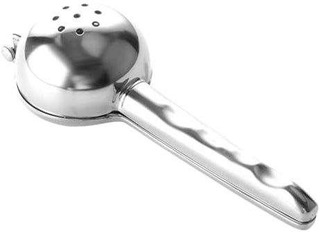 WEKADRIN Exprimidor Manual de Limón de Acero Inoxidable Grande Prensa Frutas Ergonómica para Cocina Exprimidor Mano Duradero y Fácil de Usar