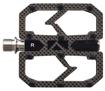 Carbon Faser Pedal Ultraleicht 195g MTB Welle 3 Lager Rennrad Anti Slip Racing Pedale