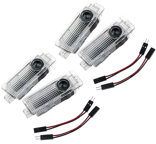 4 Pcs Car Door Projector Logo Lights, Welcome Puddle Lights with Logo, Compatible with BMW Puddle Lights 3/5/6/7/X1/X2/X3/X4/X5/X6/X7/Z/M/GT Series, View Compatible Models Details 【About This Item】