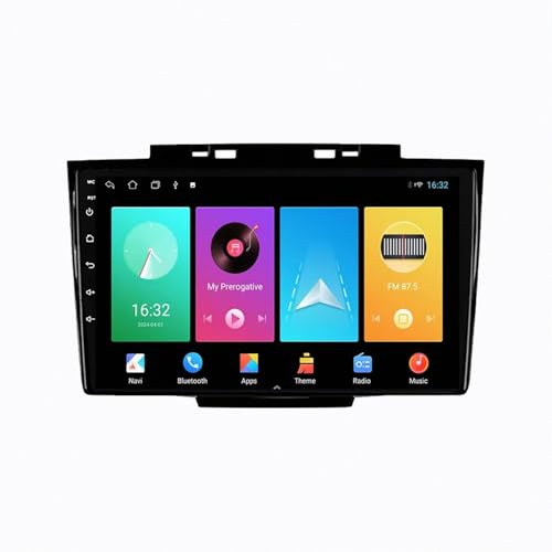 Bilnavigering för Chevrolet Aveo 3 2016-2023 Trådlös Apple Carplay Android Auto-Skärm, Hd-Pekskärm, Spelare Bluetooth Wifi Bilradio Stereo Gps Navi, 4 Kärna 1G＋32G