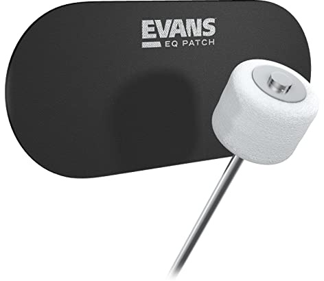 Evans EQPB2 Double Patch Black