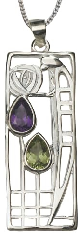 Cairn Silver Charles Rennie Mackintosh necklace Lover pendant 310