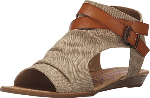 Blowfish Balla Donna US 7 Beige Sandalo Gladiatore