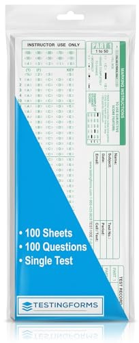 TEST-100E 882 E kompatibla testformulär (100 ark pack)