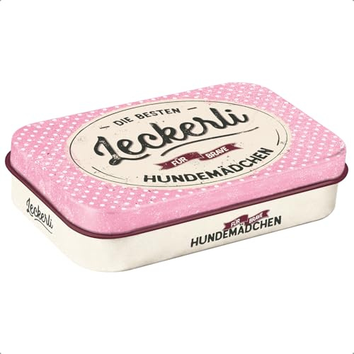 Nostalgic-Art Retro Leckerlidose, Leckerli Hundemädchen | Hundeleckerli-Dose, Vintage Design, Geschenk-Idee für Hunde-Besitzer