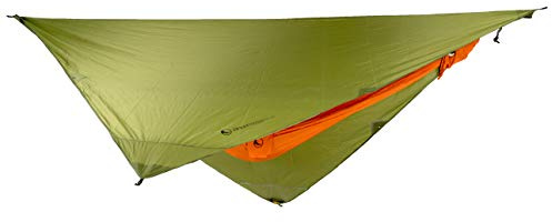 Ticket to the Moon Moon Tarp Moon Vaxduk, Handgjord multifunktionell hängmatta som skyddar mot regn, sol, vind, hållbar upp till 2 000 mm vatten, mindre än 1 min