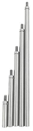 SUXING Rallonge De Comparateur Jeu de 5 pièces Acier inoxydable diamètre 4.5 filetage M2.5