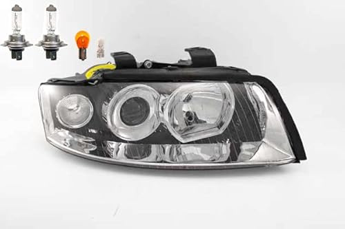 Johns, Scheinwerfer Halogen HSW passend für Audi A4 8E 11/00-11/04 Rechts Leuchtmittel