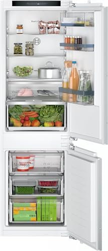 Bosch Frigorífico Combi, Integrable, 56 cm, Serie 4, NoFrost, VitaFresh XXL, Blanco, KIN86VFE0.
