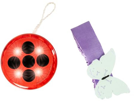 Rubies Ladybug Zubehör-Set für Mädchen, Yo-Yo mit Licht und Armband, offizieller Miraculous Ladybug für Karneval, Halloween, Geburtstag, Geschenke