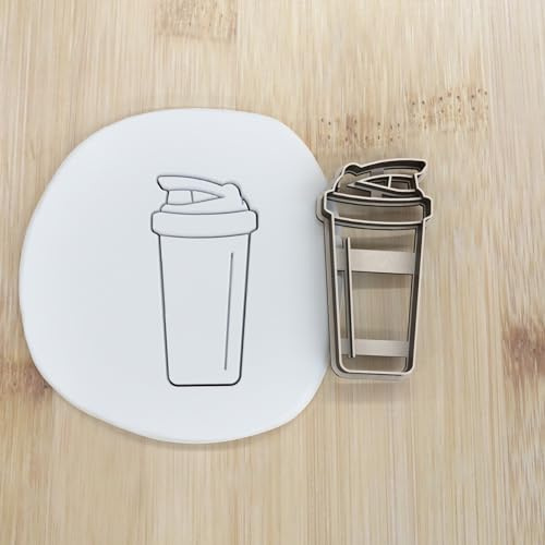 Fitness Shake Flasche cookie cutter Fondant Keksstempel/Ausstechform keksausstecher PLA ca.8cm