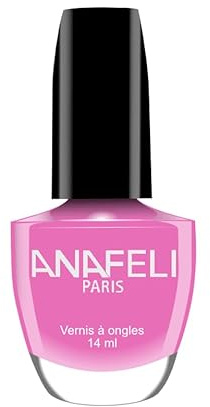 Vernis à Ongles ANAFELI - Mauve n° 60 - Pinceau large pour une application facile