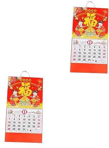 PRETYZOOM 2 Stücke Hängen Kalender Familie Kalender Memo Board Büro Täglichen Planung Monatliche