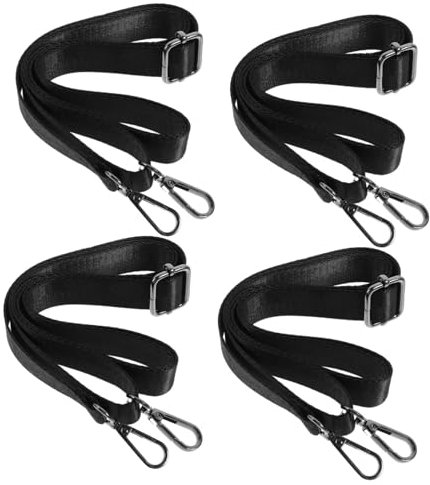 VANZACK Verstellbare Elastische Beingurte Für Pferdedecken 4 Stück Robustes Material 25mm x 1,5m Zubehör Für Pferde Langlebig Und Komfortabel
