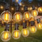 Miootly Guirnalda Luces Exterior, 60M Guirnaldas Luminosas de Exterior 24V con 100+4 Bombillas, IP45 Impermeable, 2700k Blancas Cálidas, Cadena de Luces Decoración para Jardín, Boda, Fiestas
