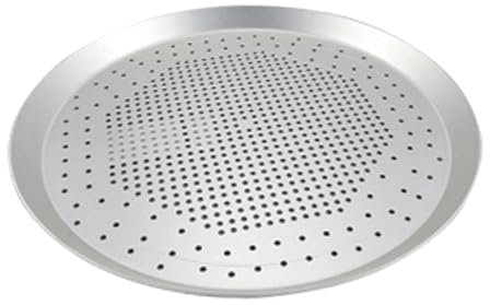 Cabilock 1pezzi Teglia per Pizza in Alluminio Formaggio Antiaderente e Perforata Resistente al Calore Facil Usare Pulire