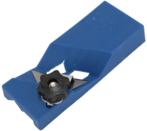 45 Degree Chamfer Planer, Double Slot 45 Degree Trimming Tool Chamfer Planer with SK5 Blade for Woodworking, ABS, Lightweight and Compact Structure, Daily Use, Various Projects