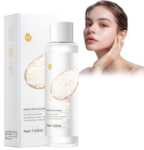 Agua de Esencia de Arroz, 120ml Rice Toner, serum | Cuidado de la Piel Profundamente Hidratante, Reafirmante e Hidratante, Reparación de la Piel