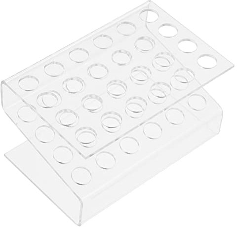 CAXUSD Klarer Acryl Stifthalter Organizer 24 Löcher Robuster Schreibtischständer Für Bleistifte Pinsel Make up Usb Zuhause Büro