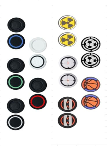20 Grips Mando ps5 | Grips para ps4 | Funda de Mando ps5 | thumbstick ps5 | Cubre Joystick Xbox One Series X/S | Tapas Joystick ps4 | Ps5 Accesorios | Grips ps5