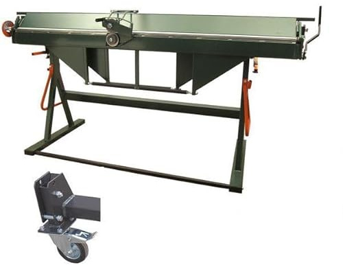 SPICHALA Exzenter-Abkantbank 2100 Typ 180 mit Profi-Blechschere | Transportrollen, Mobile Kantbank, Schwenkbiegemaschine, Blechbiegemaschine