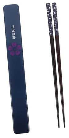 LIFKOME Palillos De Azul Palillos De Madera Delicados Hogar Para Comida De Uso Diario Accesorio Hogar Japoneses Para Servir Comida