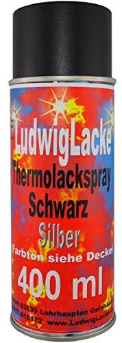 LudwigLacke Thermolack Spraydose 400ml Silber