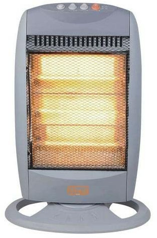 Halogenofen für den Boden.