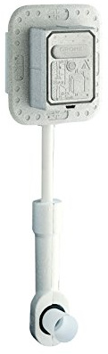 Grohe WC-Druckspüler, 3/4 Zoll, Niederdruck für offene Warmwasserbereiter, Wandeinbau, 6-14 L, 37157000