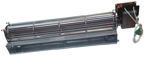 Easyricambi Ventilatore tangenziale Lunghezza Totale 451mm Bocchetta 364x40 mm per stufe a Pellet, EMMEVI FERGAS 114524 Ex 114526 114503X Diametro Ventola 60mm, 53W